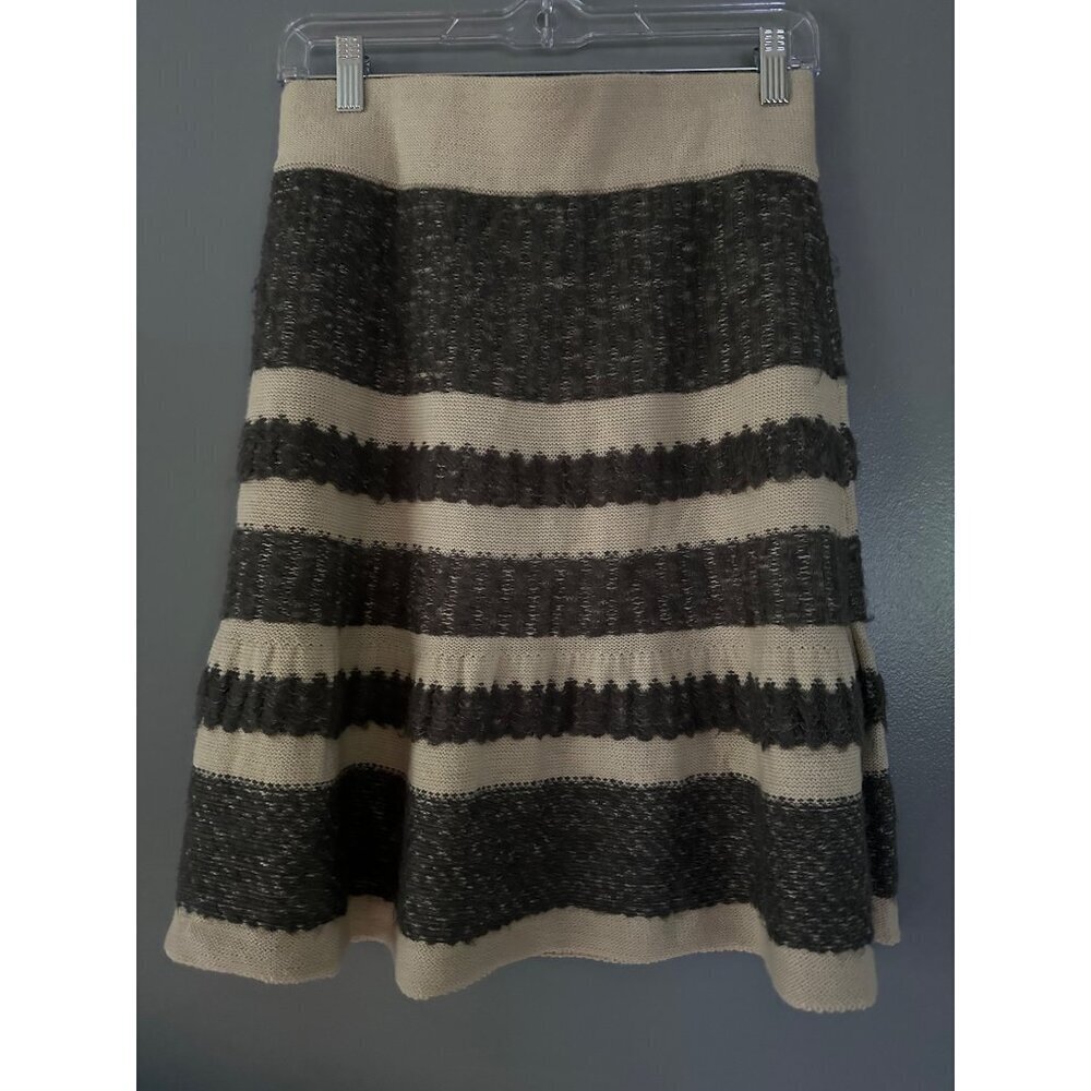 Cambridge Dry Goods size M Knit Skirt A-line Knee Sweater Cottagecore Boho Y2K